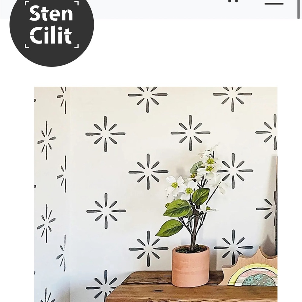 StenCilit -Starburst Stencil - Brand New in Box